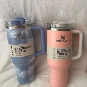 STANLEY CUP LIMITED EDITION CUPS ALL MARBLES AND PURPLE AND LIME CUP AS WELL